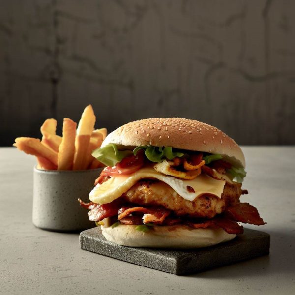 Chicken Burger Image by Super Ant Media Point of Sale FrabPOS Online Ordering order Eats (1)